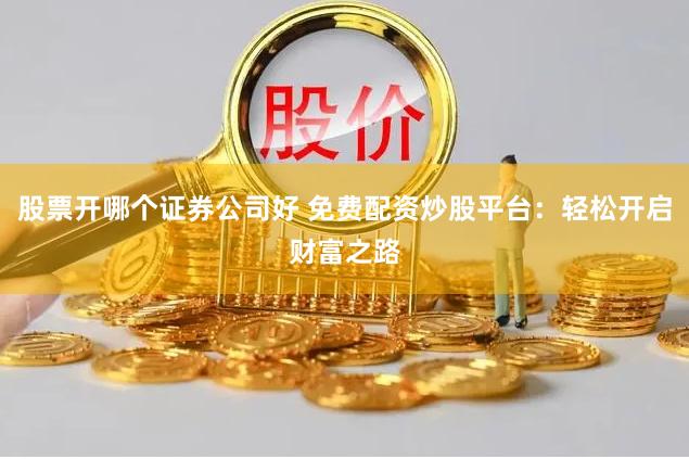 股票开哪个证券公司好 免费配资炒股平台:轻松开启财富之路